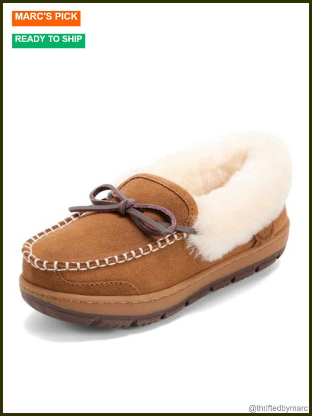 Genuine Australian Shearling Mocc Indoor Outdoor Comfort
